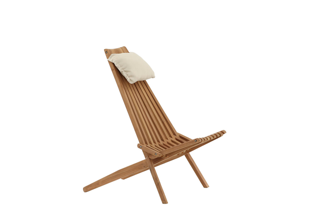 Venture Home Kenya Lounge Chair - Teak golden inc beige Cushion