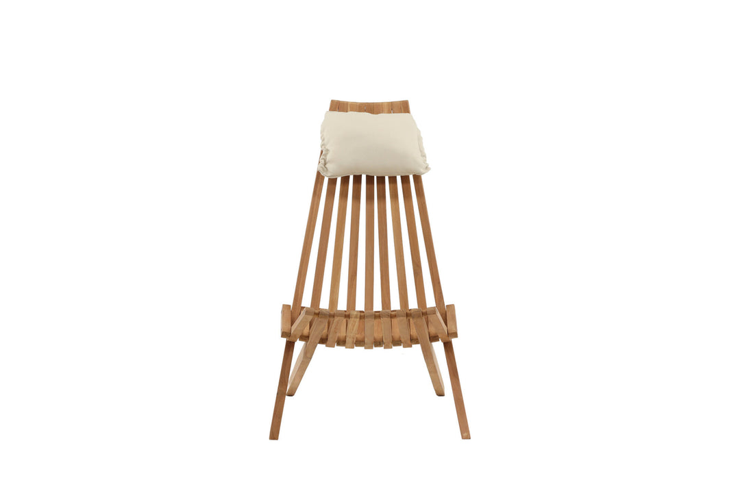 Venture Home Kenya Lounge Chair - Teak golden inc beige Cushion