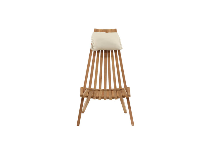 Venture Home Kenya Lounge Chair - Teak golden inc beige Cushion