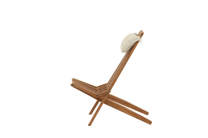 Venture Home Kenya Lounge Chair - Teak golden inc beige Cushion