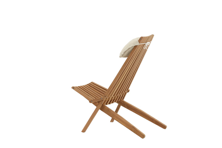 Venture Home Kenya Lounge Chair - Teak golden inc beige Cushion