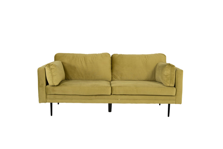 Venture Home Boom - 3 seat sofa Velvet - Spring Green+Black Legs for Boom Sofa - FULL SET_1