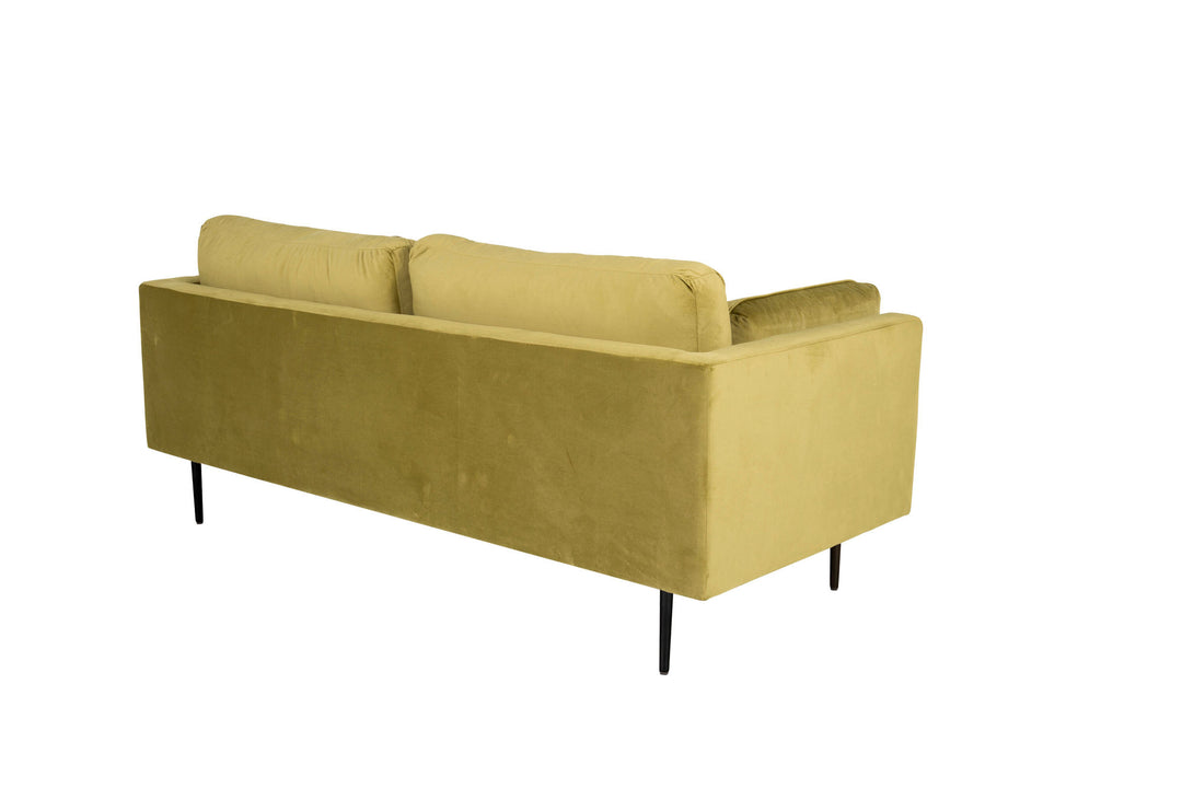 Venture Home Boom - 3 seat sofa Velvet - Spring Green+Black Legs for Boom Sofa - FULL SET_1