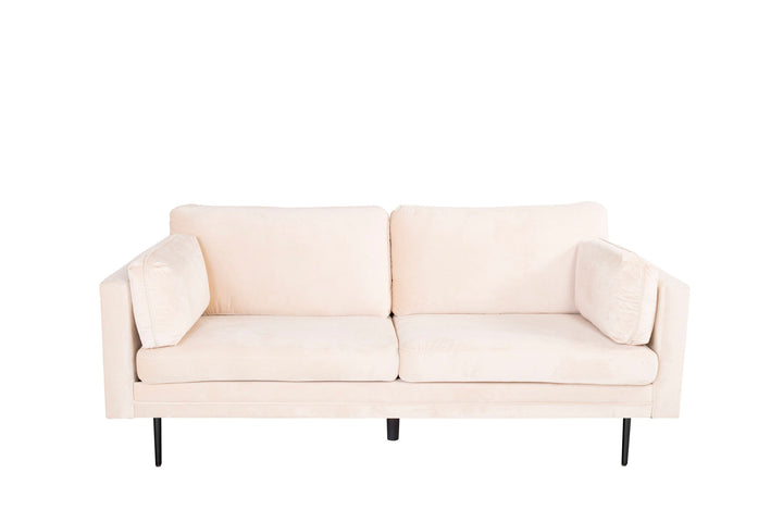 Venture Home Boom - 3 seat sofa Velvet - Creme+Black Legs for Boom Sofa - FULL SET_1