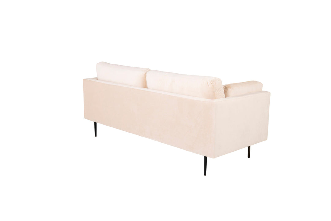 Venture Home Boom - 3 seat sofa Velvet - Creme+Black Legs for Boom Sofa - FULL SET_1