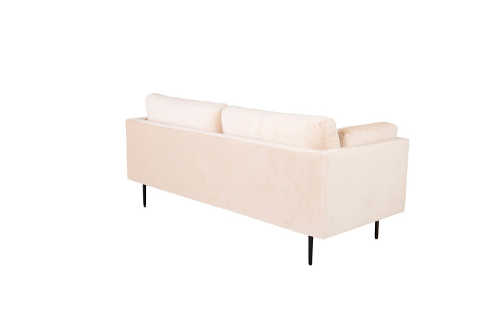 Venture Home Boom - 3 seat sofa Velvet - Creme+Black Legs for Boom Sofa - FULL SET_1