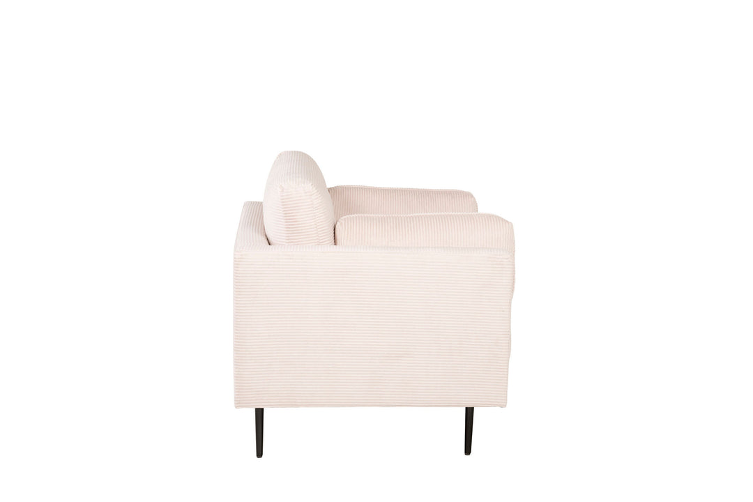 Venture Home Boom - Single Chair Corduroy - Beige +Black Legs for Boom Sofa - FULL SET_1