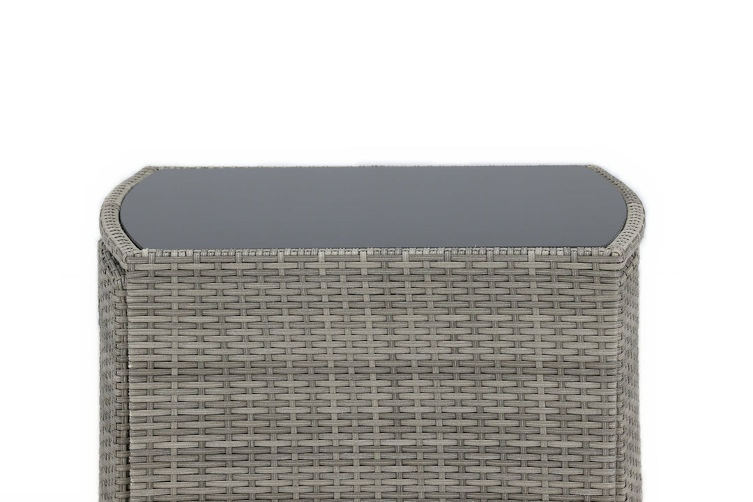 Venture Home Savanna - Caféset- Grey - Wicker -