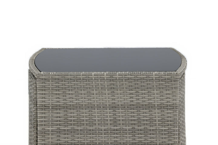 Venture Home Savanna - Caféset- Grey - Wicker -
