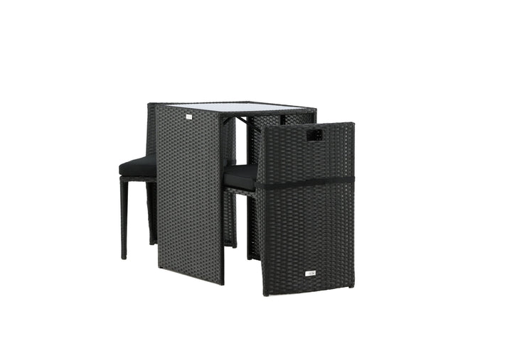 Venture Home Savanna - Caféset- Black - Wicker -