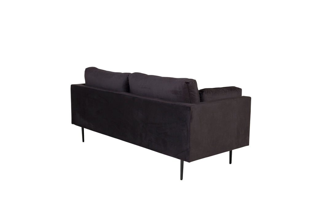 Venture Home Boom - 3 seat sofa Velvet - Black+Black Legs for Boom Sofa - FULL SET_1