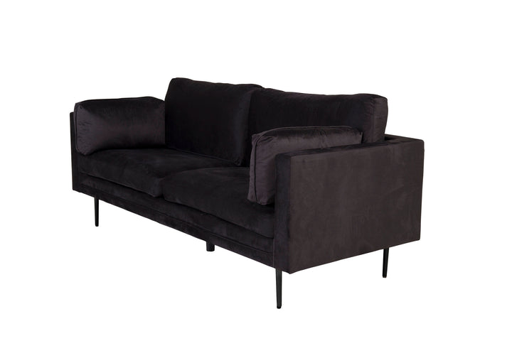 Venture Home Boom - 3 seat sofa Velvet - Black+Black Legs for Boom Sofa - FULL SET_1