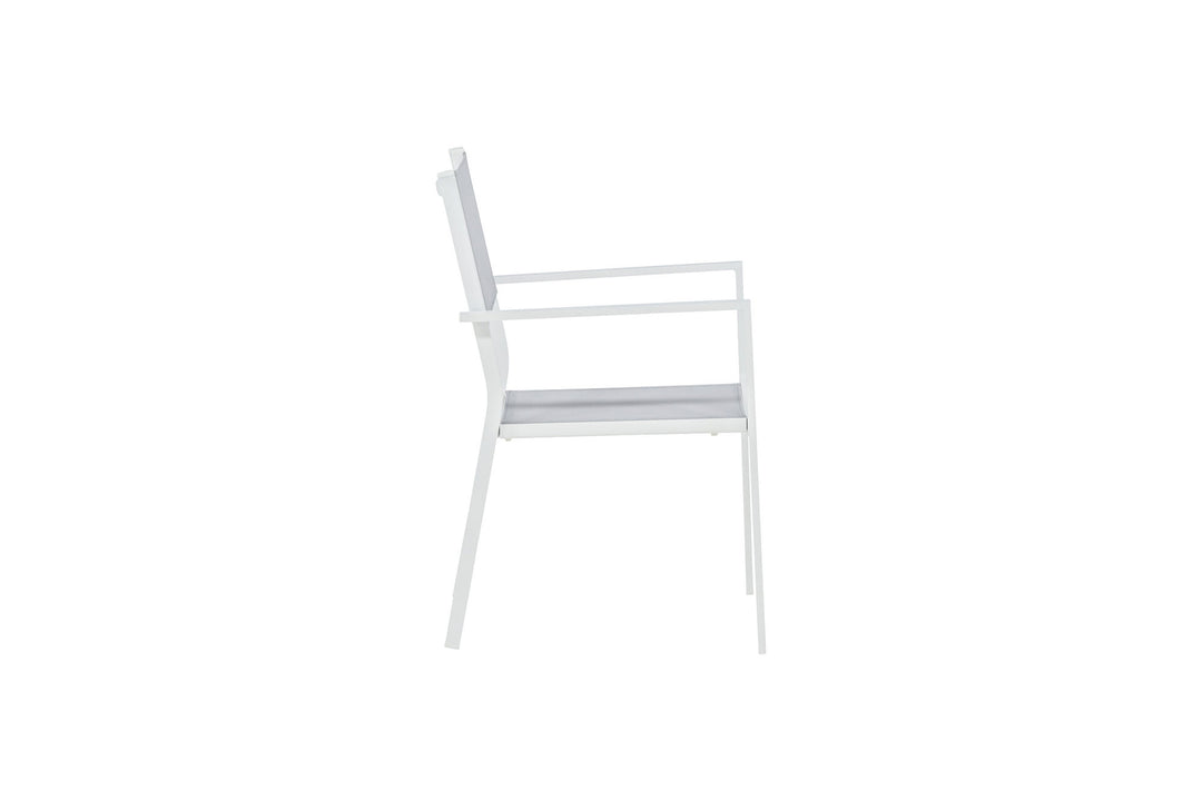 Venture Home Copacabana Stacking Chair 2-pack - White/Grey