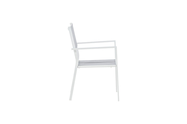 Venture Home Copacabana Stacking Chair 2-pack - White/Grey