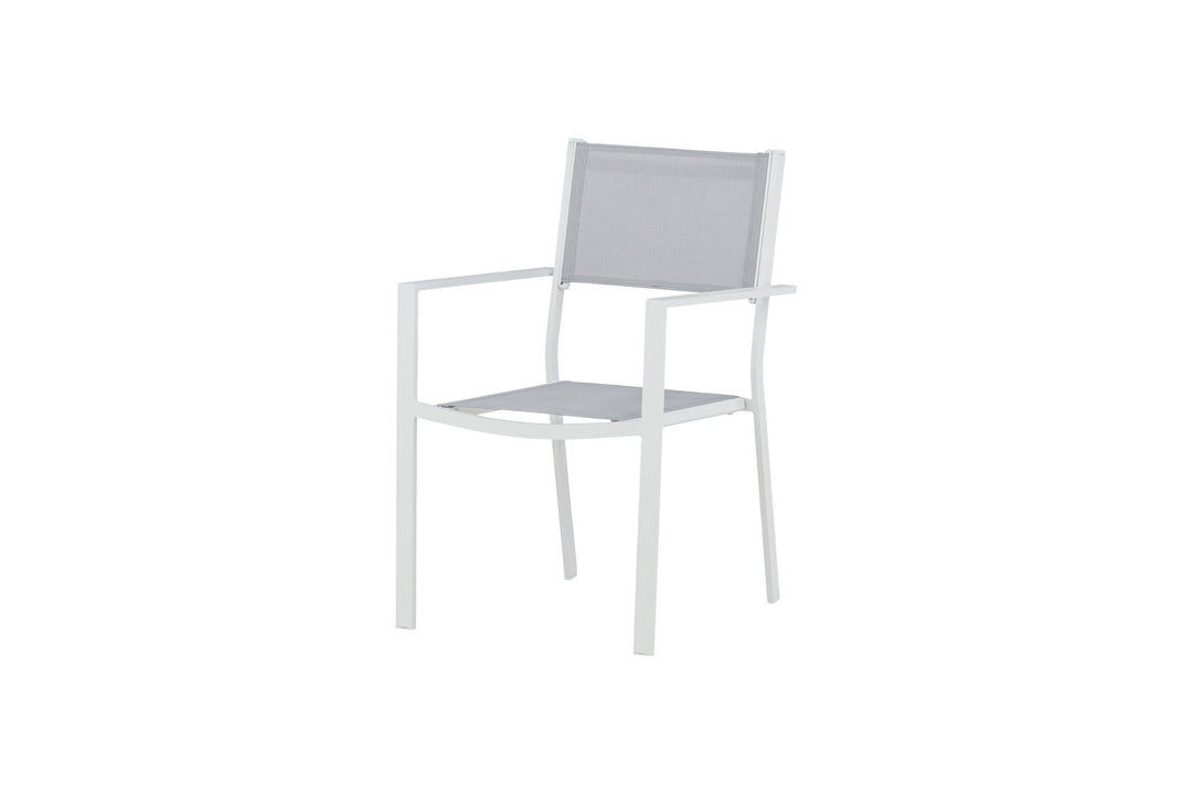 Venture Home Copacabana Stacking Chair 2-pack - White/Grey