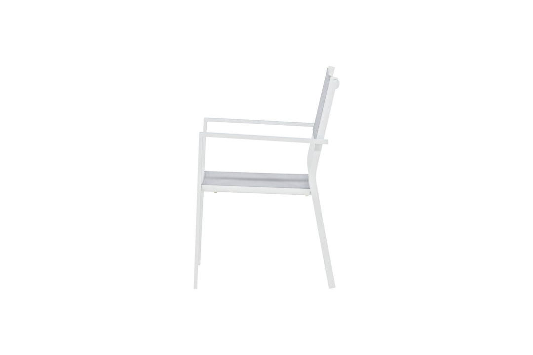 Venture Home Copacabana Stacking Chair 2-pack - White/Grey