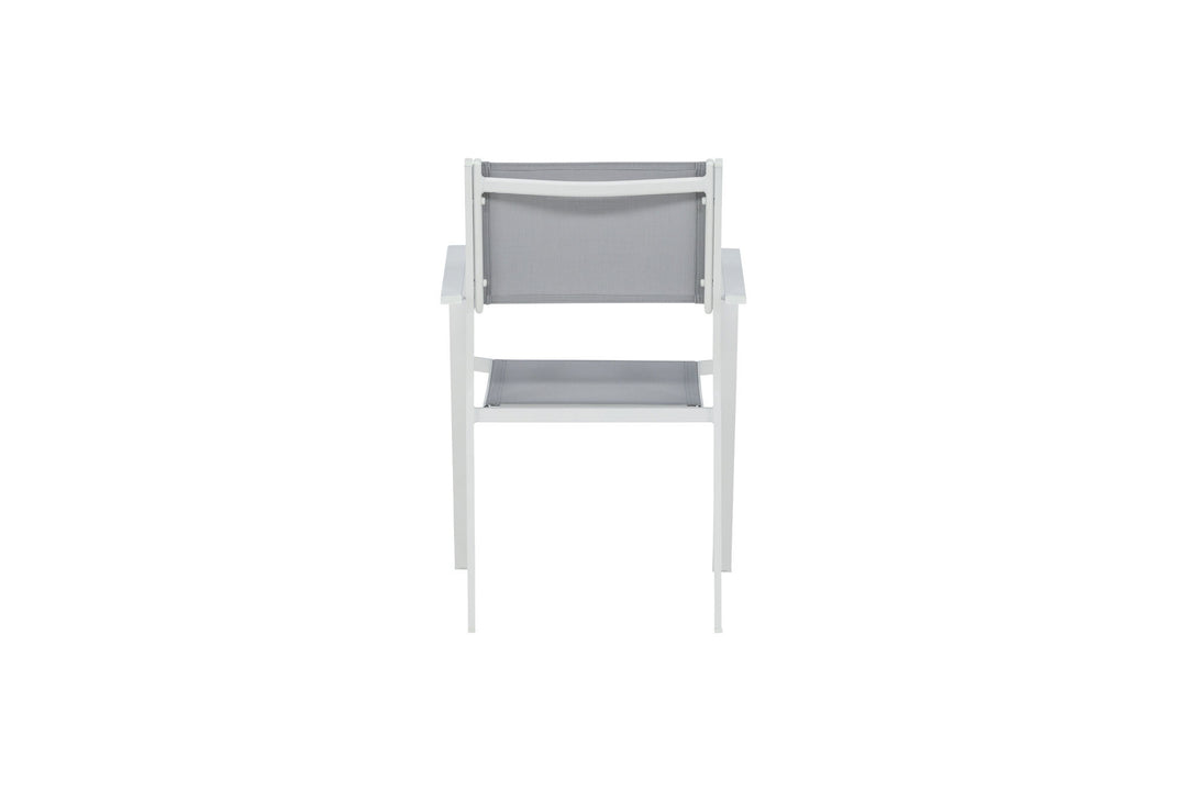 Venture Home Copacabana Stacking Chair 2-pack - White/Grey