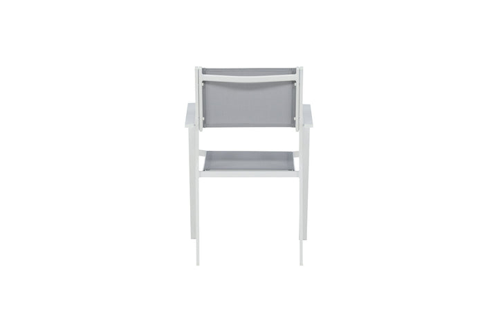 Venture Home Copacabana Stacking Chair 2-pack - White/Grey