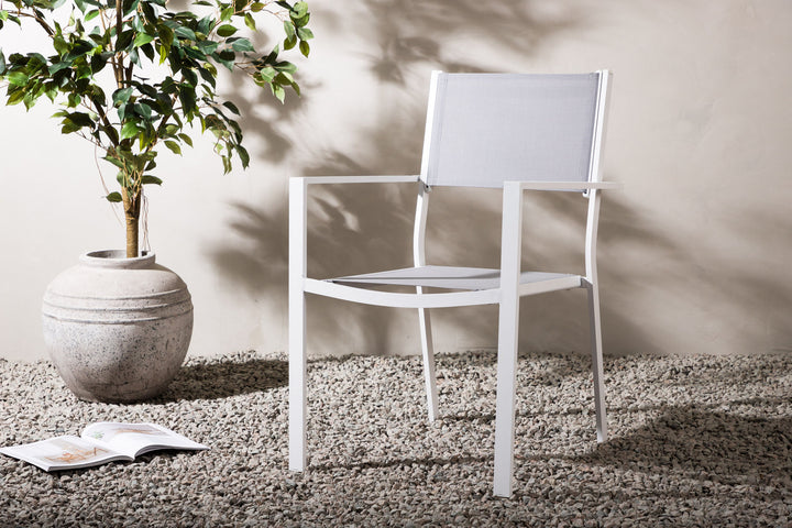 Venture Home Copacabana Stacking Chair 2-pack - White/Grey