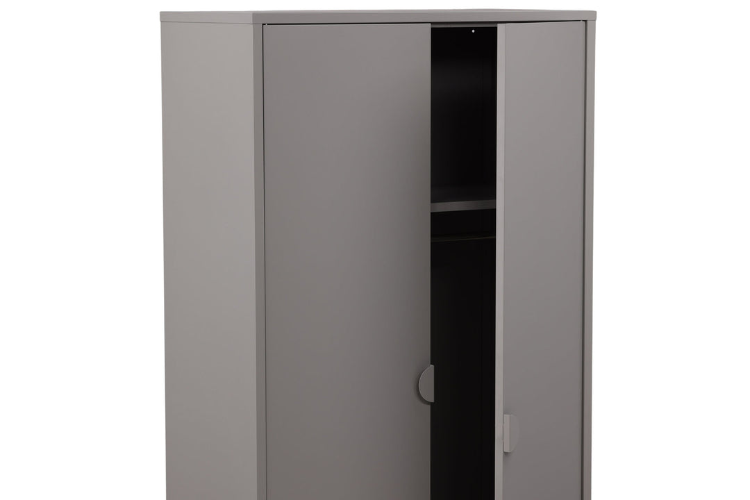 Venture Home Piring Wardrobe - Light Grey / Light Grey