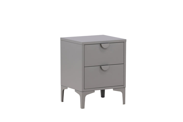 Venture Home Piring 2 Drawer - Light Grey / Light Grey