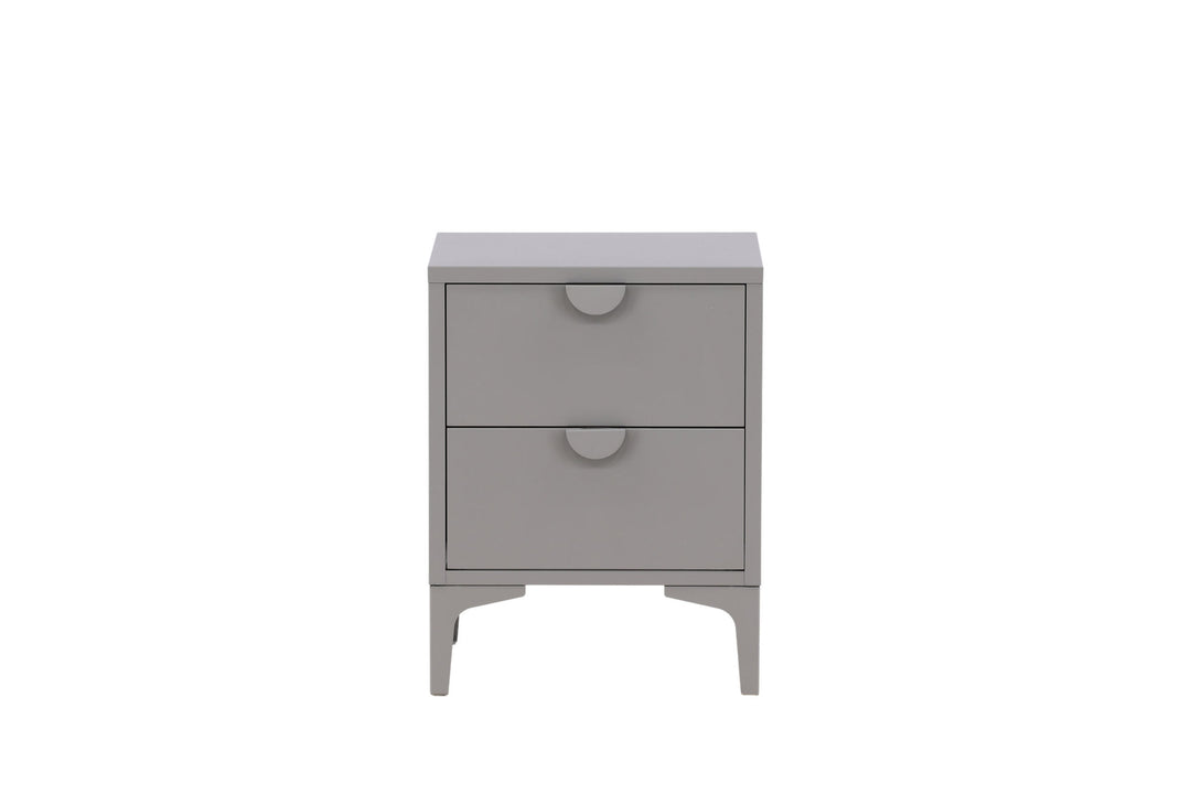Venture Home Piring 2 Drawer - Light Grey / Light Grey