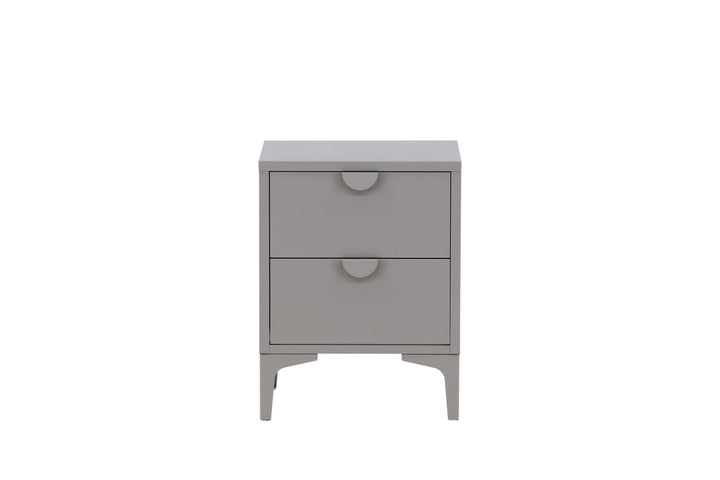 Venture Home Piring 2 Drawer - Light Grey / Light Grey