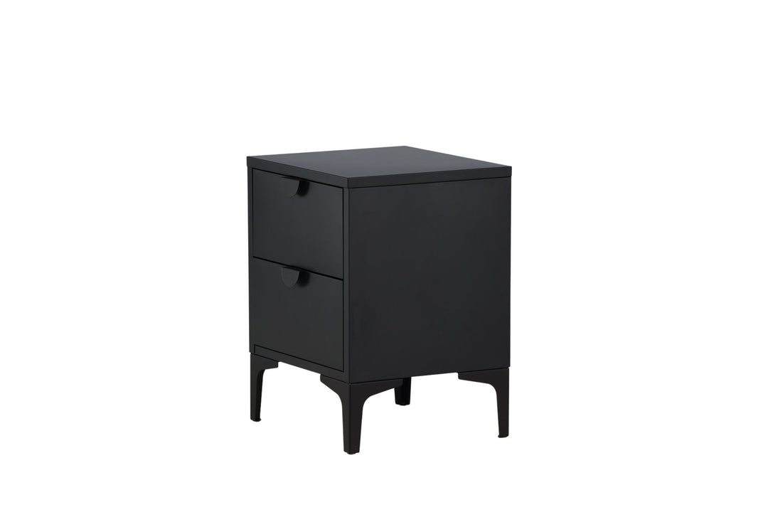 Venture Home Piring 2 Drawer - Black / Black
