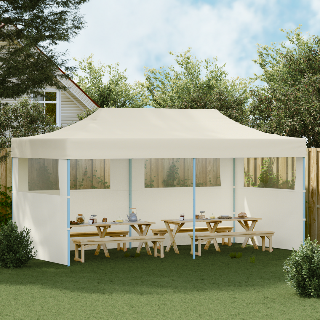 Party Tent Creme 291 x 580 x 315 cm Oxford stof