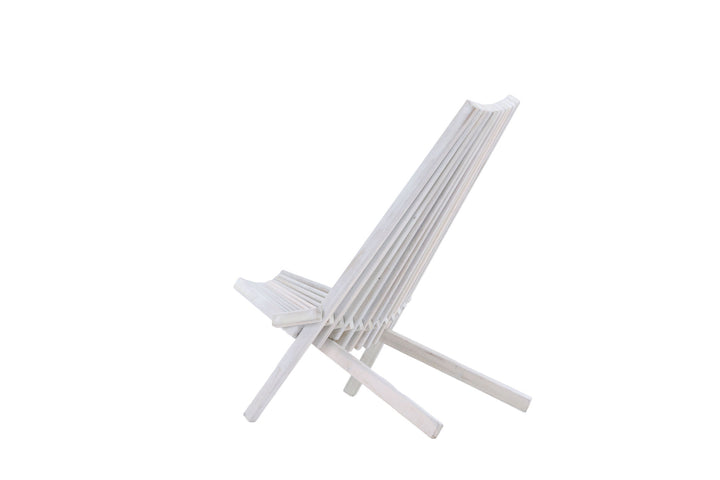 Venture Home Maja Lounge Chair - Acacia W/neckpillow - White wash