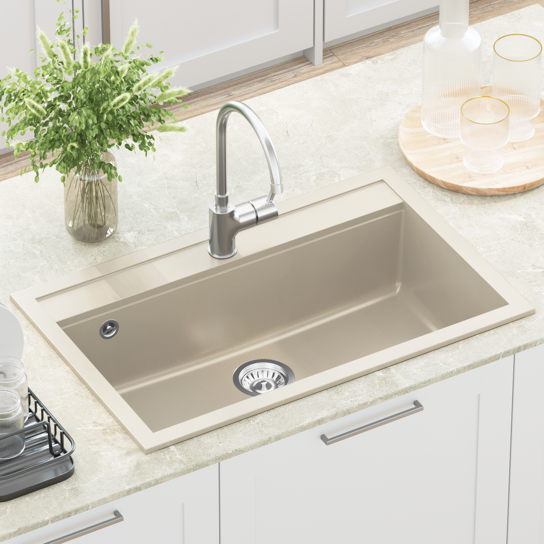 Vask Beige 795 x 505 mm Granit
