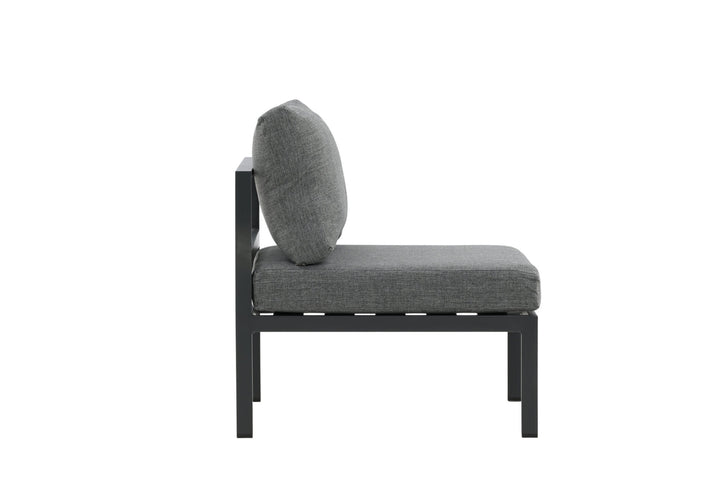 Venture Home Copacabana Middle Part - Black Alu / Grey Cushion