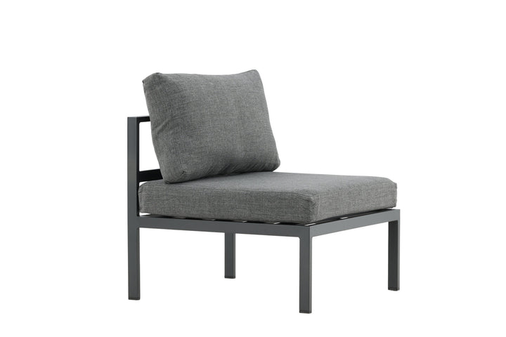 Venture Home Copacabana Middle Part - Black Alu / Grey Cushion