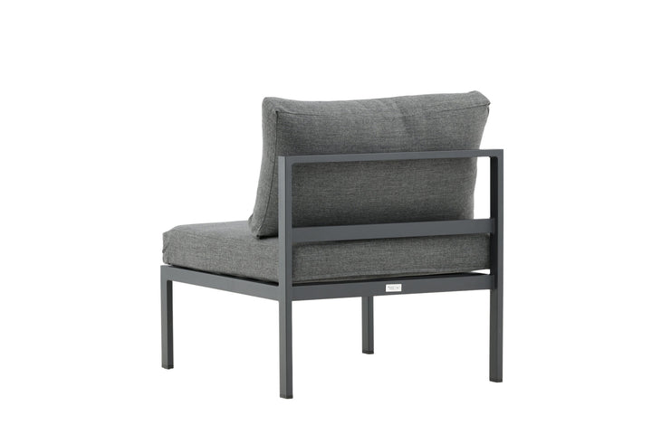 Venture Home Copacabana Middle Part - Black Alu / Grey Cushion