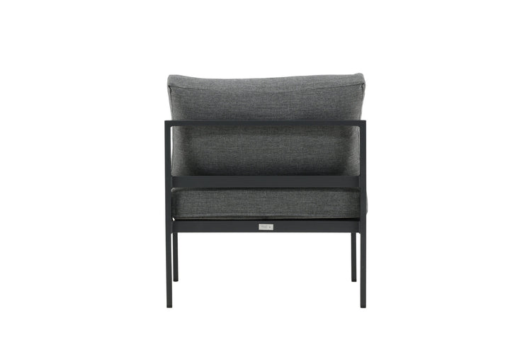 Venture Home Copacabana Middle Part - Black Alu / Grey Cushion
