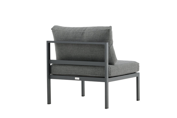 Venture Home Copacabana Middle Part - Black Alu / Grey Cushion