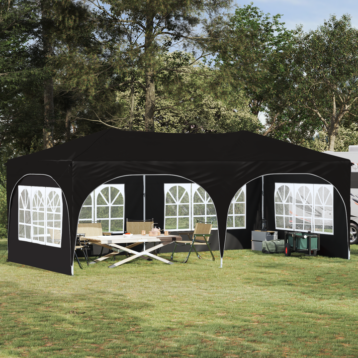 Pop-up Festtelt 575 x 288 x 245 cm Antracit Oxford stof