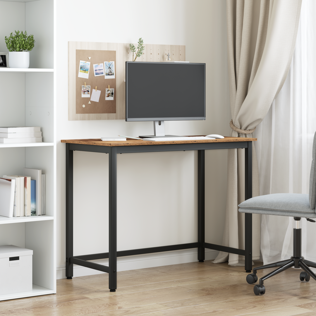 bord Gammelt træ 80 x 50 x 76,5 cm Ingeniørtræ og stål