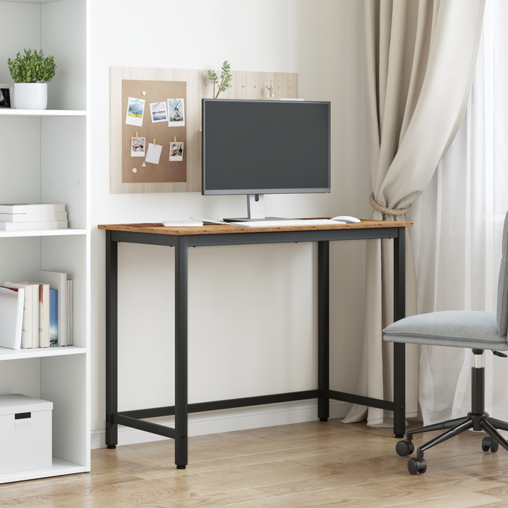 bord Gammelt træ 80 x 50 x 76,5 cm Ingeniørtræ og stål