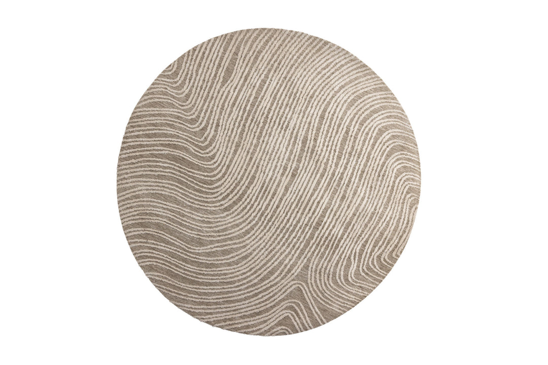 Venture Home Melle Micropolyester - 200*200-  -Round-Ivory Beige