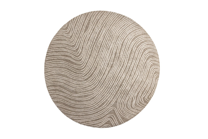 Venture Home Melle Micropolyester - 200*200-  -Round-Ivory Beige