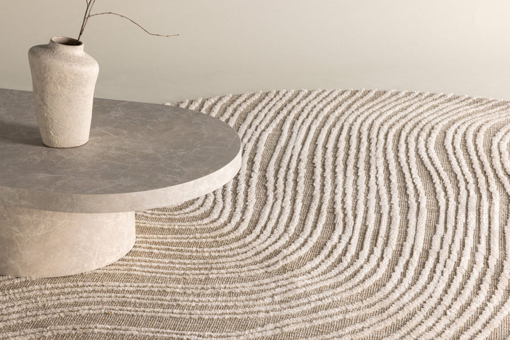 Venture Home Melle Micropolyester - 200*200-  -Round-Ivory Beige