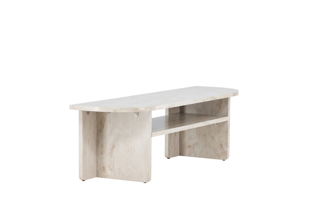 Venture Home Ålesund TV Table  - Marble look /