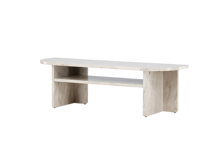 Venture Home Ålesund TV Table  - Marble look /