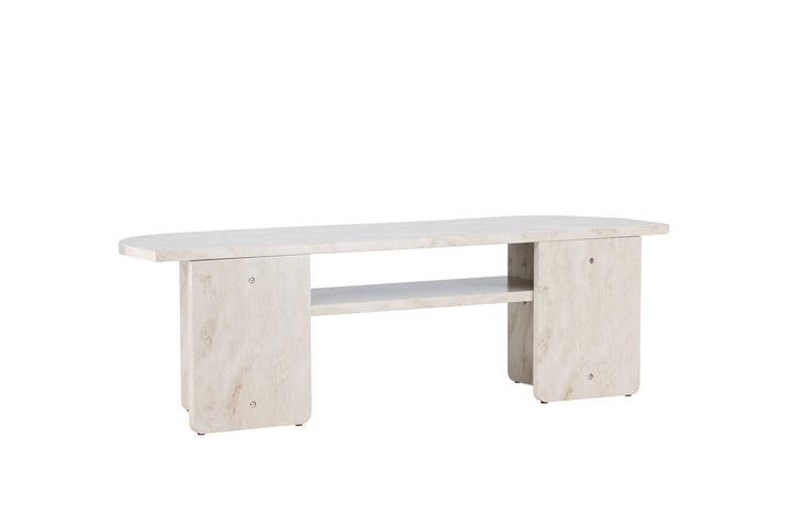 Venture Home Ålesund TV Table  - Marble look /