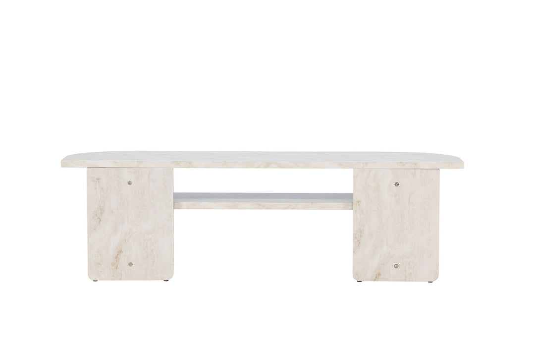 Venture Home Ålesund TV Table  - Marble look /