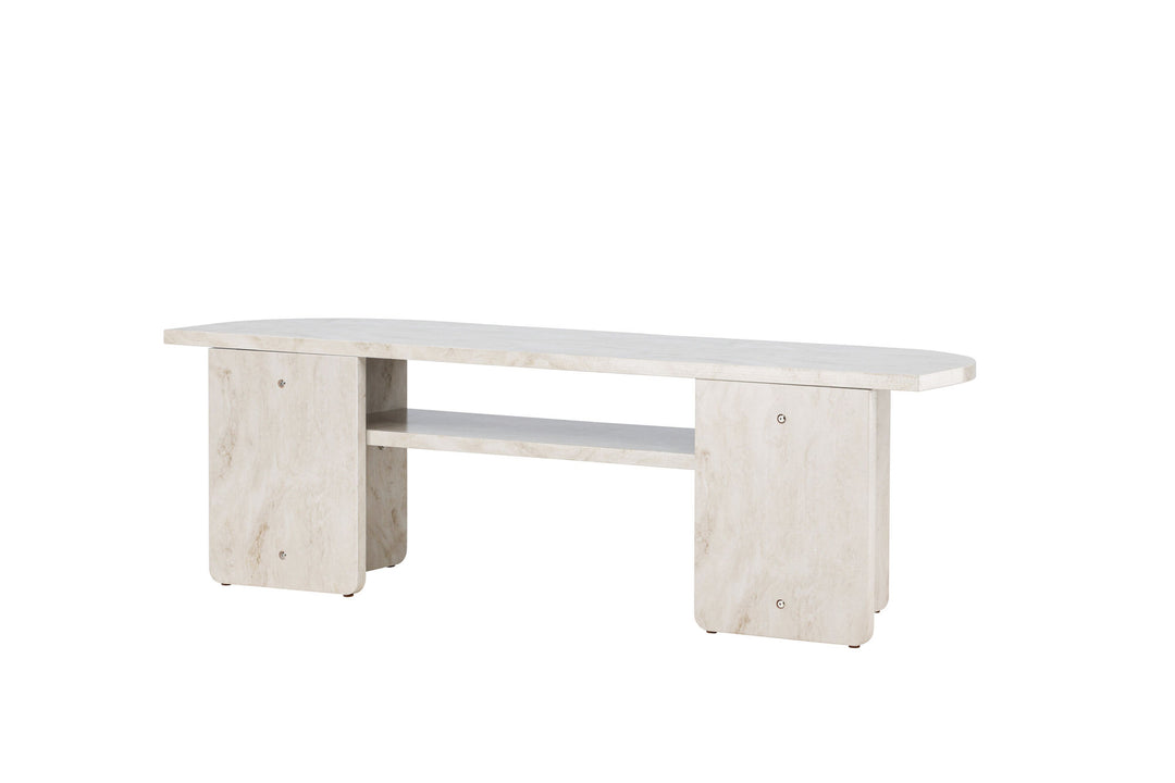 Venture Home Ålesund TV Table  - Marble look /