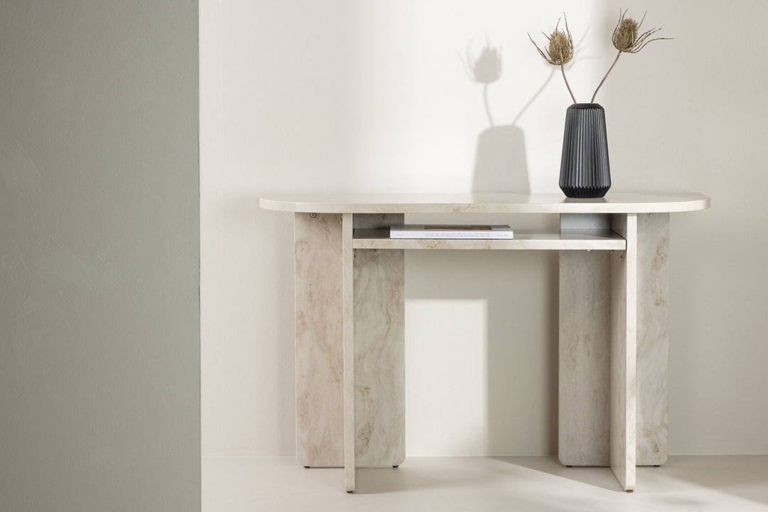Venture Home Ålesund Consol Table  - Marble look /