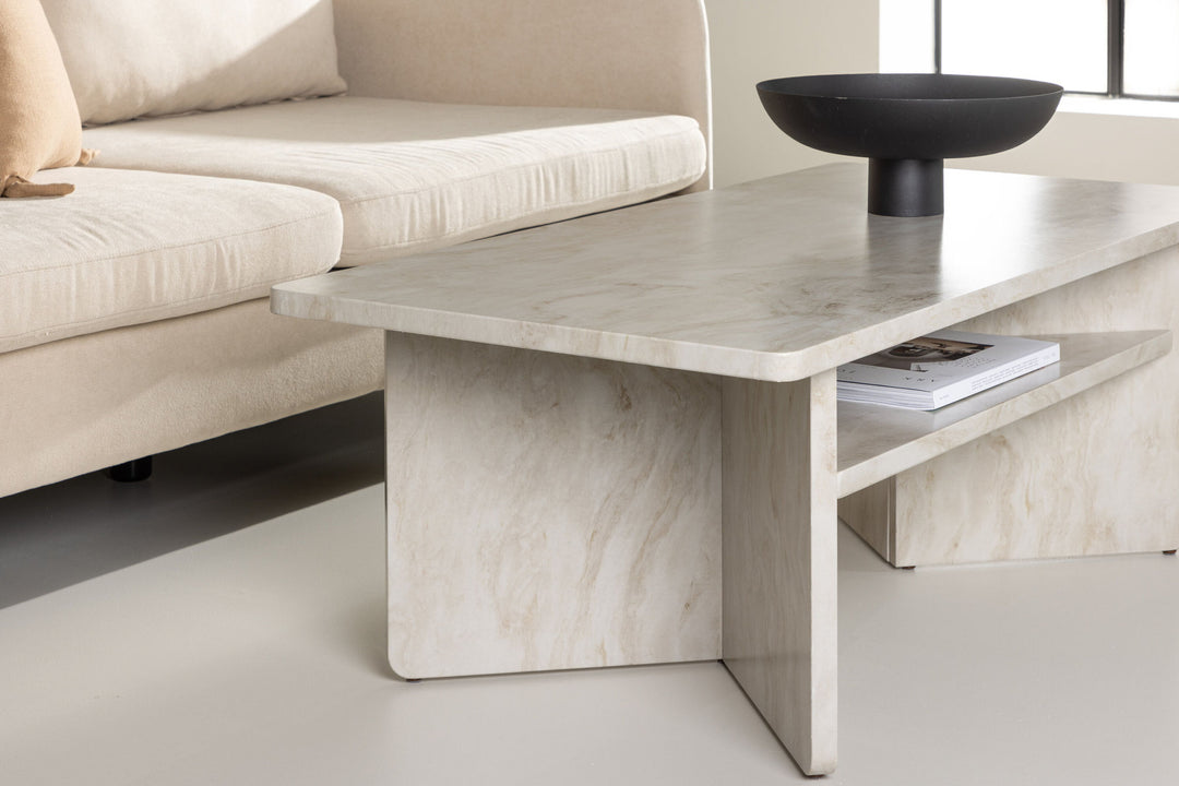 Venture Home Ålesund Coffe table 120*60  - Marble look /
