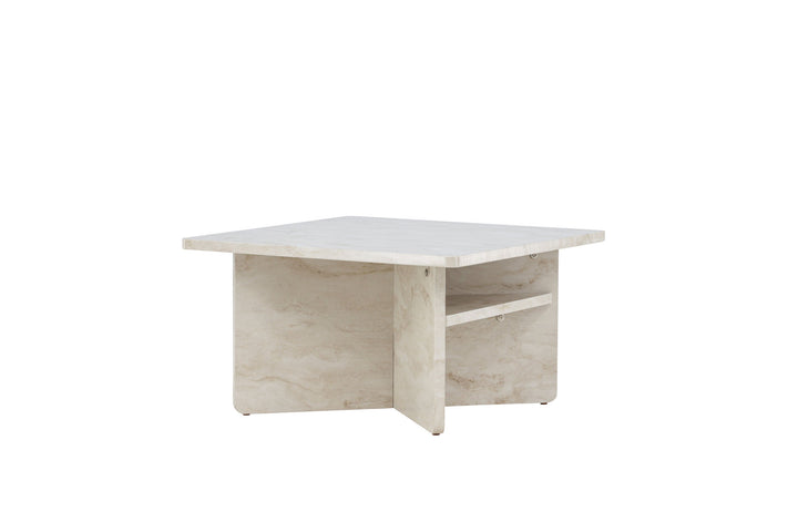 Venture Home Ålesund Coffe table 75*75  - Marble look /